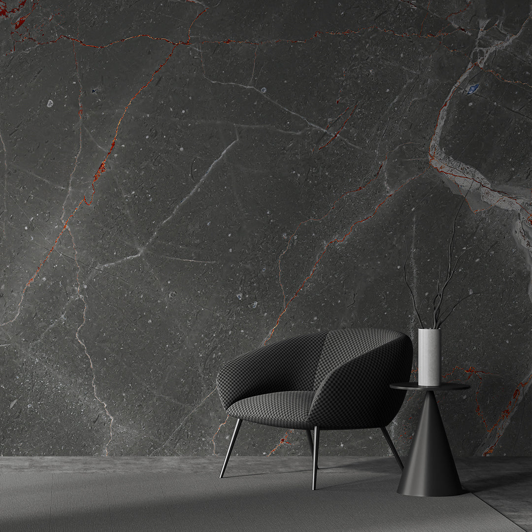 Dark Gray Marble Wallpaper