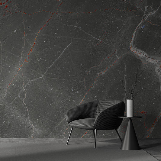 Dark Gray Marble Wallpaper