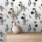 Safari Zebra – Cheerful Wallpaper for Kids’ Spaces