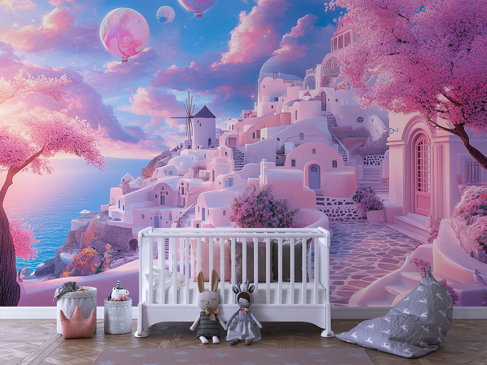 Santorini Dreams – Enchanted Mural