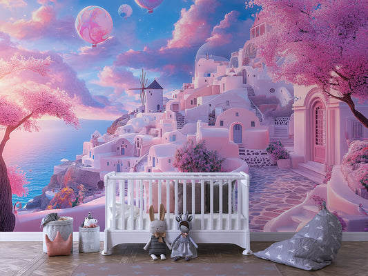 Santorini Dreams – Enchanted Mural