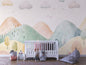 Adventure Peaks – Fun Mountain Wall Mural for Little Explorers