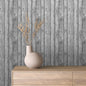 Rustic Gray Wood Wallpaper